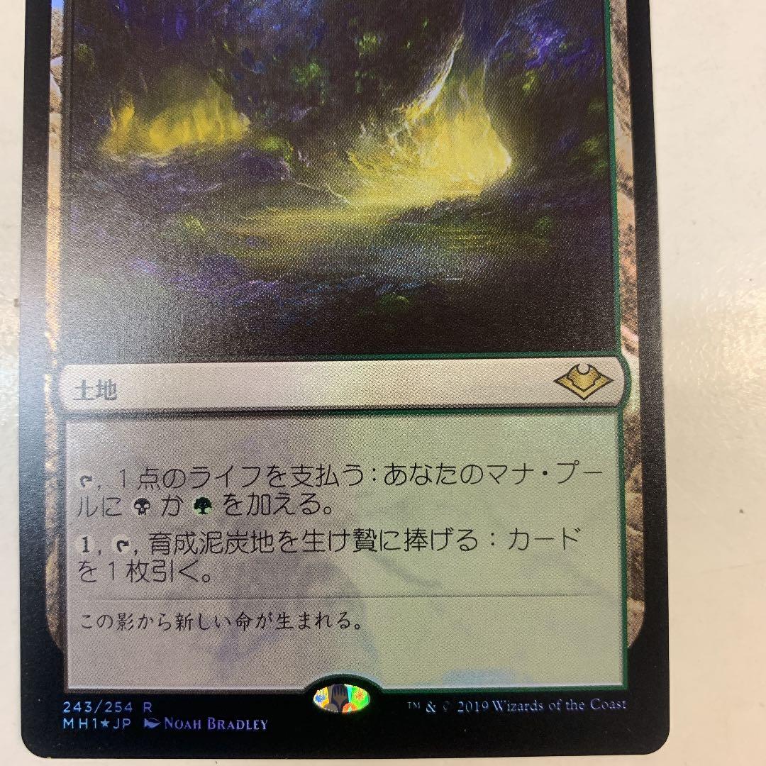 マジックザギャザリング MH1-243P 育成泥炭地 レア ホイル仕様