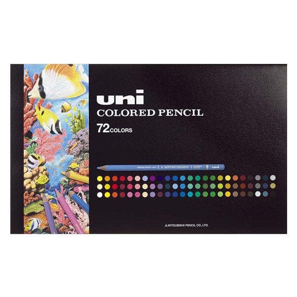 三菱鉛筆 uni ユニカラー 色鉛筆 72色セット 日本製 未開封