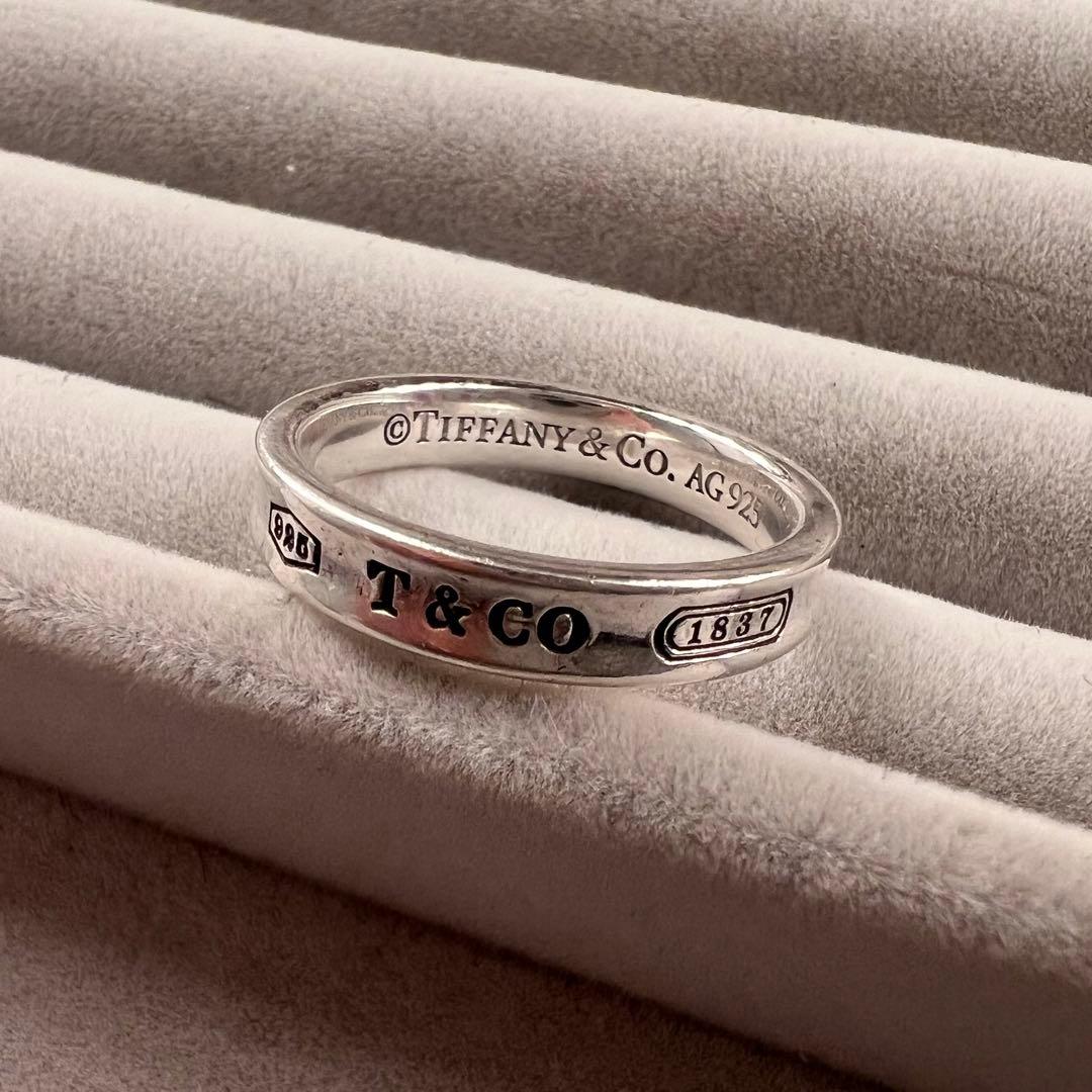 ★Tiffany&Co.1837★ナローリング 19号 指輪 シルバー925