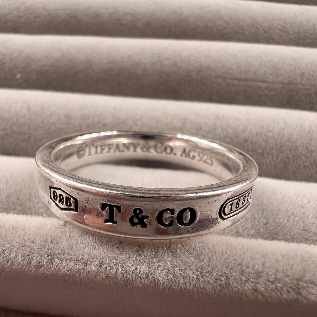 ★Tiffany&Co.1837★ナローリング 19号 指輪 シルバー925