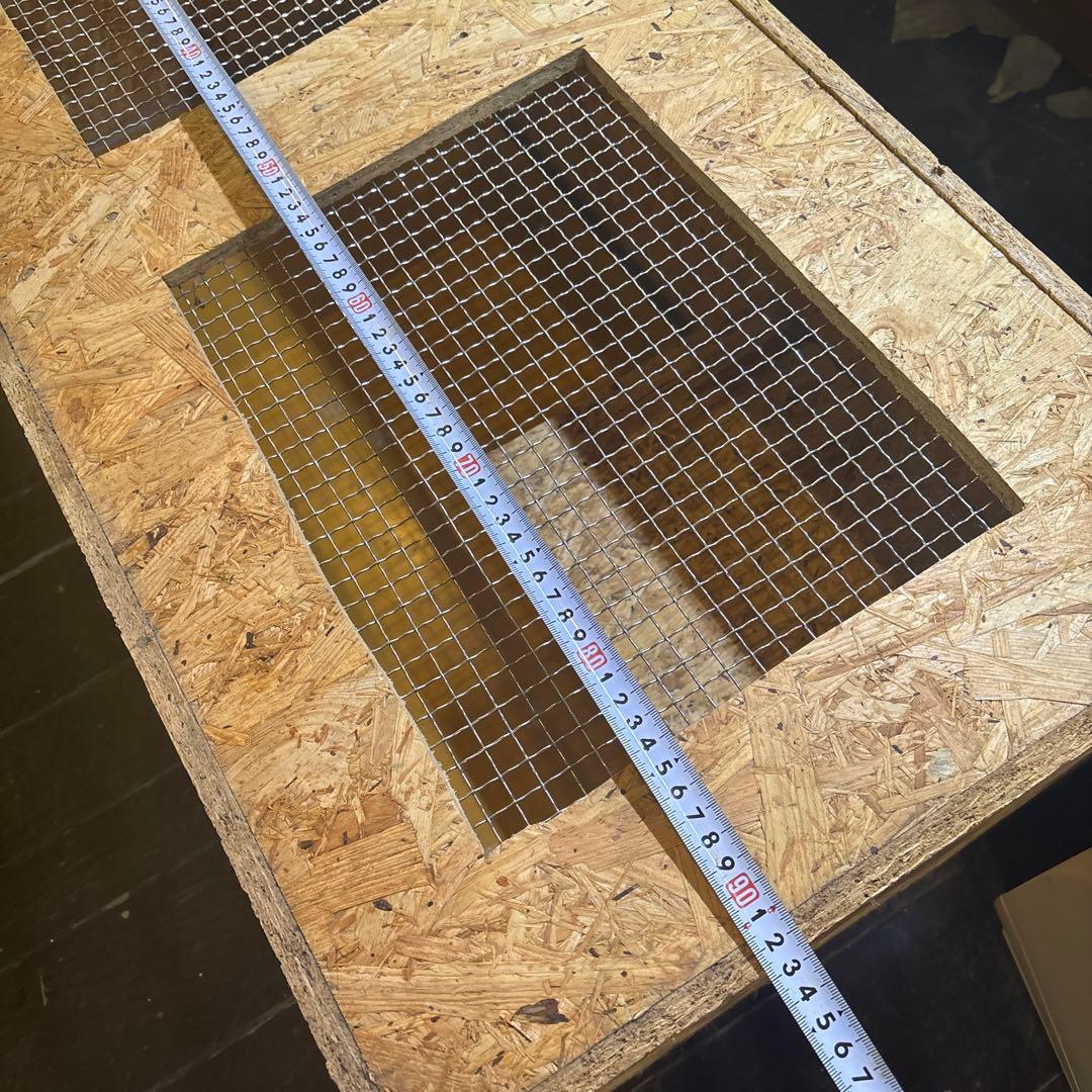 大型OSBボード飼育ケージ　爬虫類　リクガメ 鍵付き