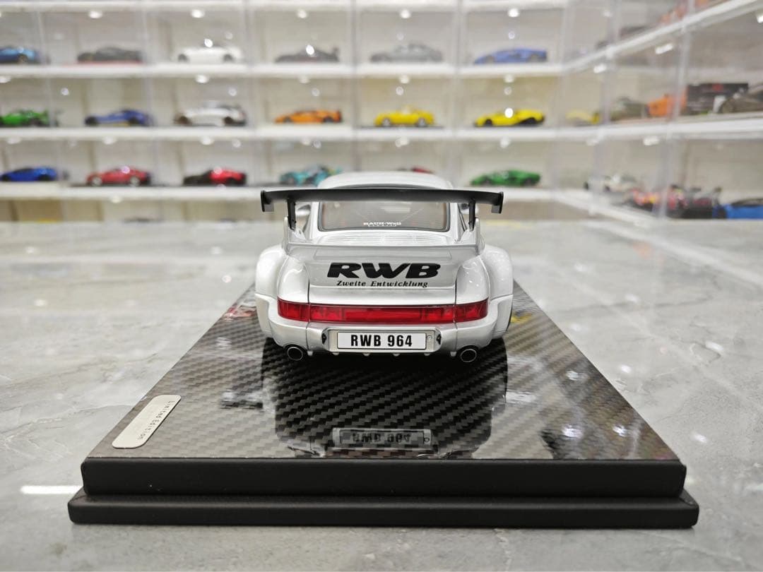 TGM モデル 1/18 ポルシェ 964 RWB シルバー ミニカー