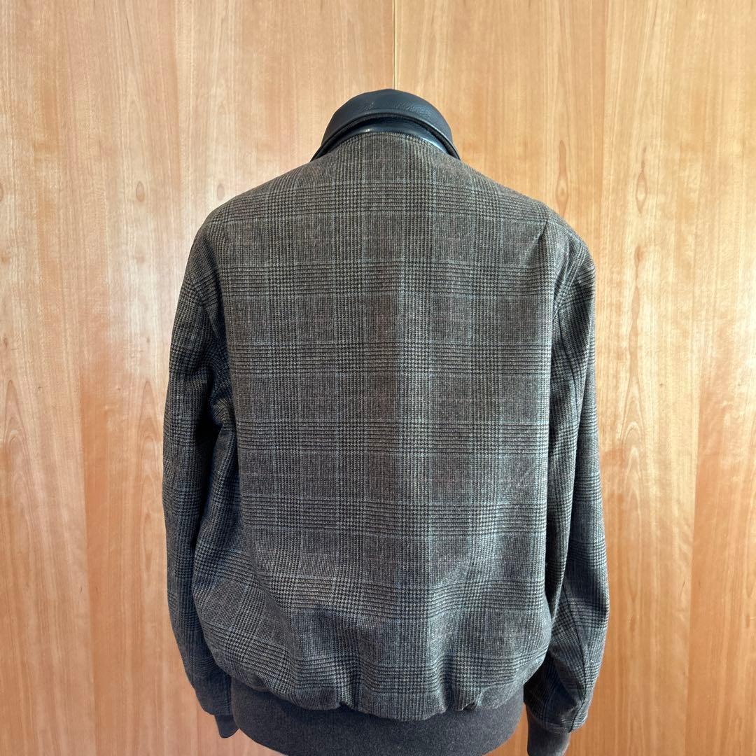 Loro Piana 鹿革レザー×カシミア　リバーシブルジャケット　メンズM