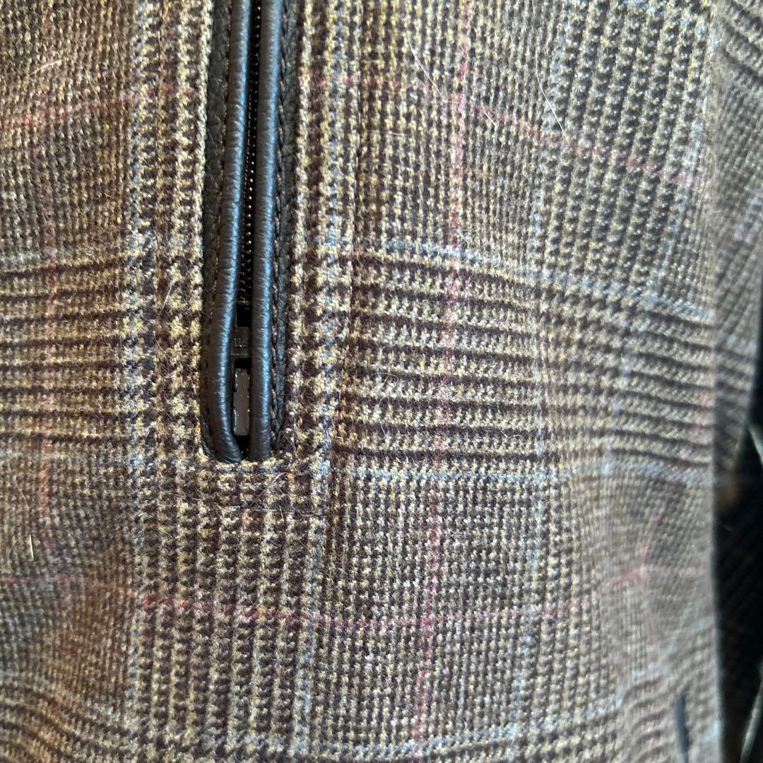 Loro Piana 鹿革レザー×カシミア　リバーシブルジャケット　メンズM