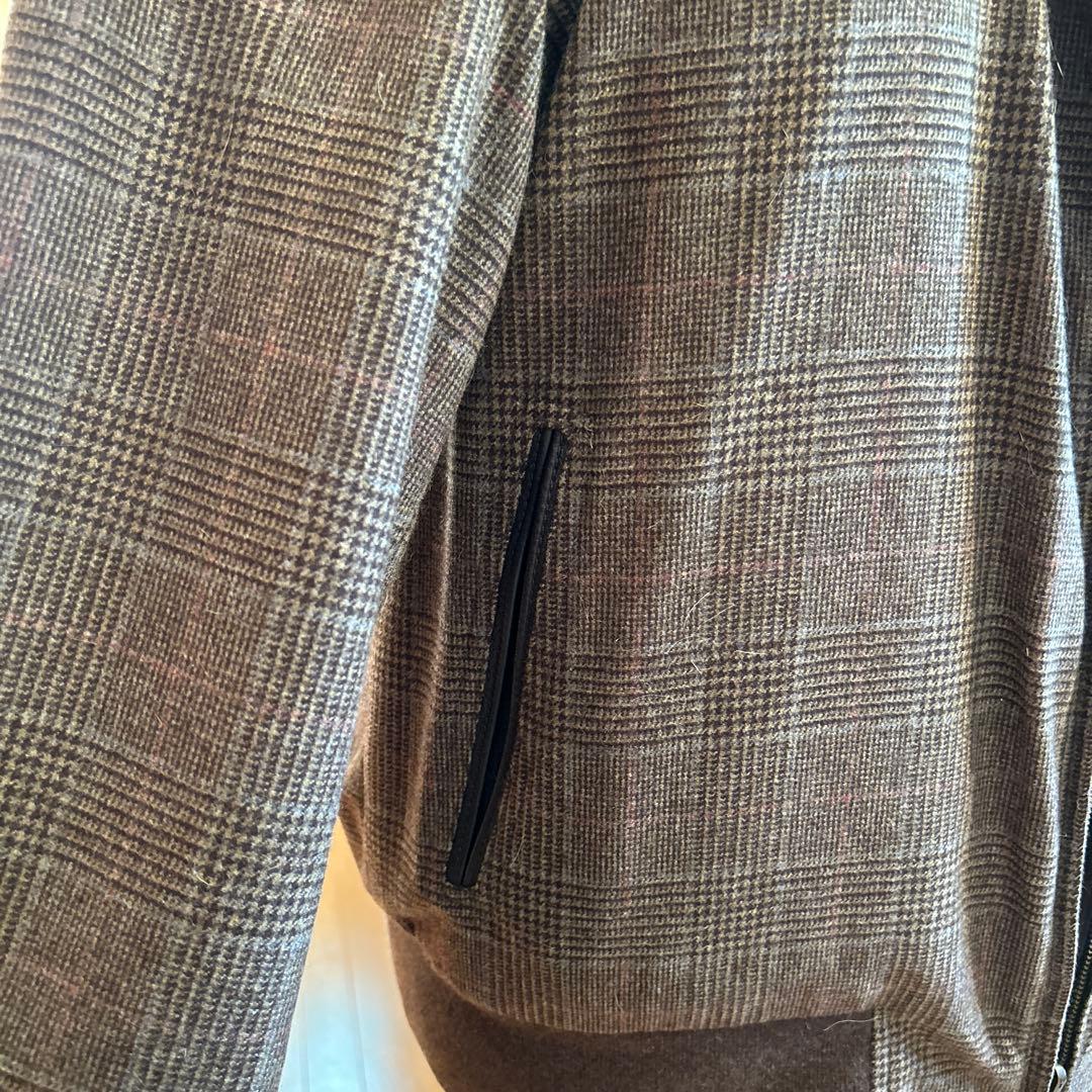 Loro Piana 鹿革レザー×カシミア　リバーシブルジャケット　メンズM