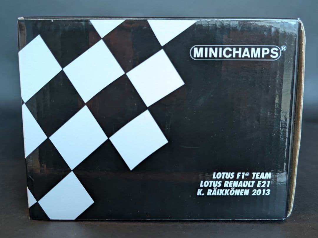 ミニチャンプス 1/18 ロータス ルノー E21 2013 K.ライコネン
