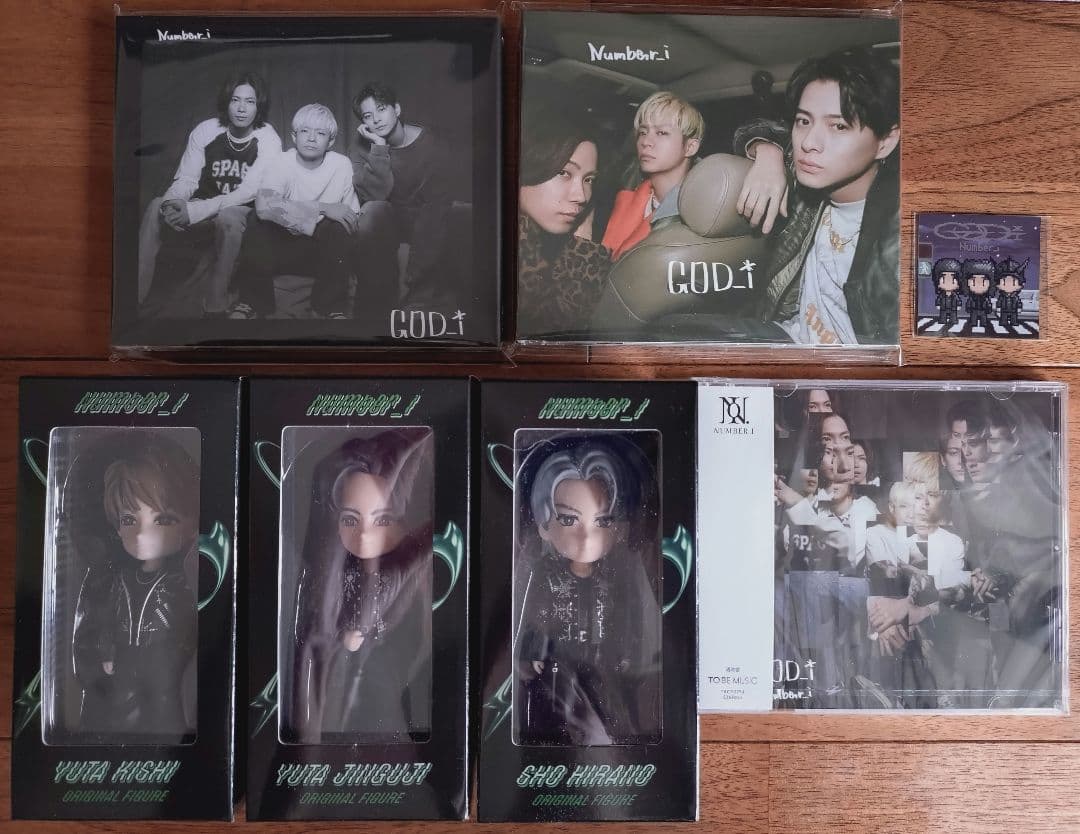 Number_i ナンバーアイ　GOD_i ３枚　フィギュア ３体