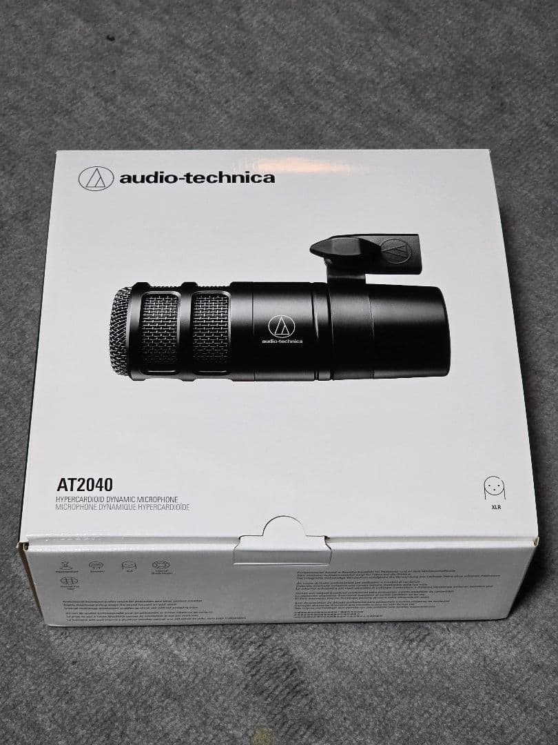 【美品】audio-technica AT2040 コンデンサーマイク