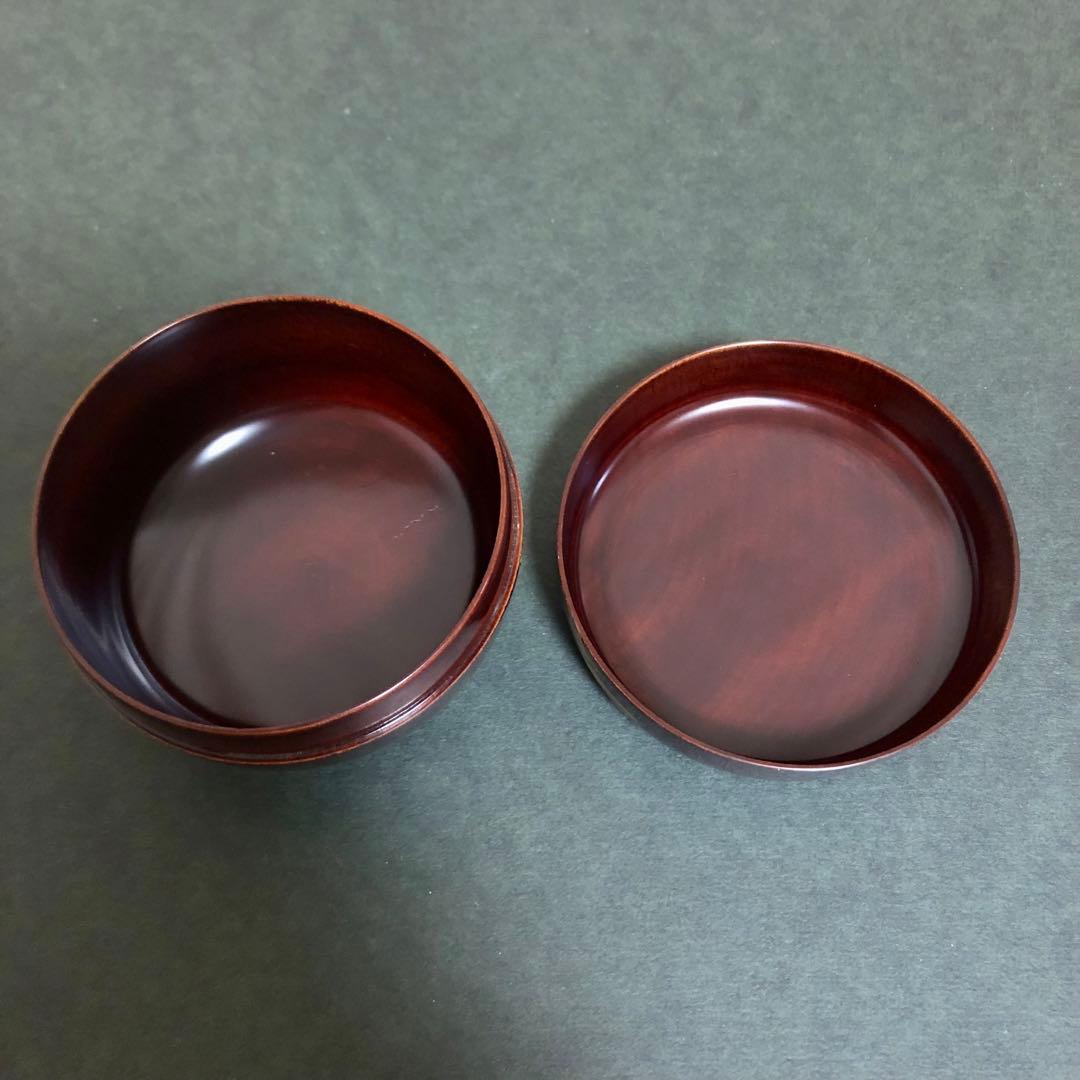 和田瑾斎 蜻蛉蒔絵平棗 共箱 茶道具