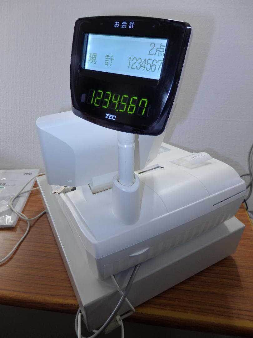 美品 3210 設定無料 FS-2055-V2 レジスター スキャナー付