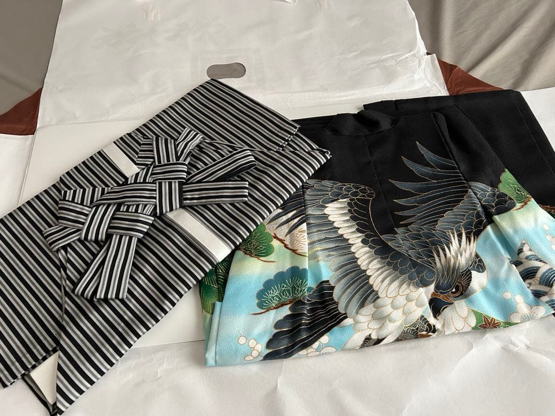 七五三 着物　去年105.6センチ男子着用 クリーニング済