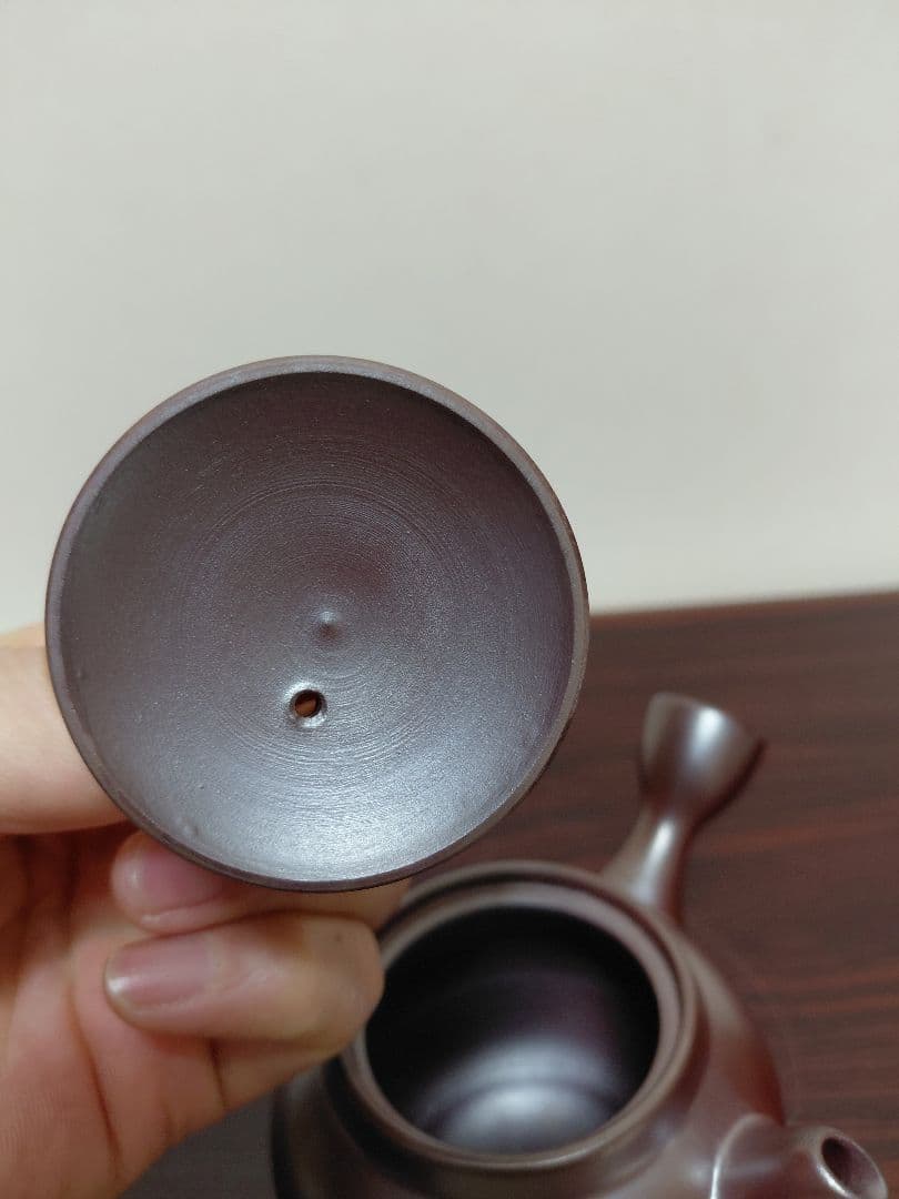 萬古焼 在銘 急須 煎茶道具