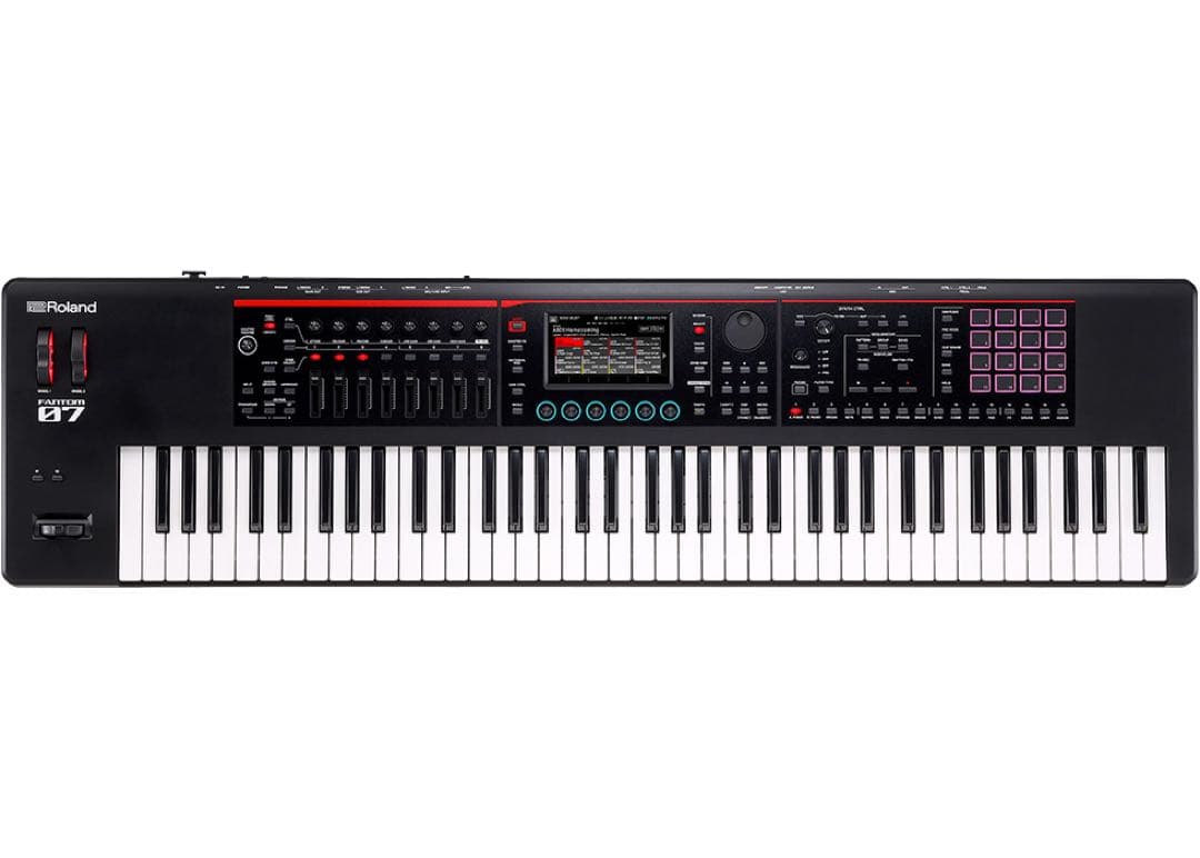 【美品】Roland Fantom-07 純正ペダル、ケース、説明書付き