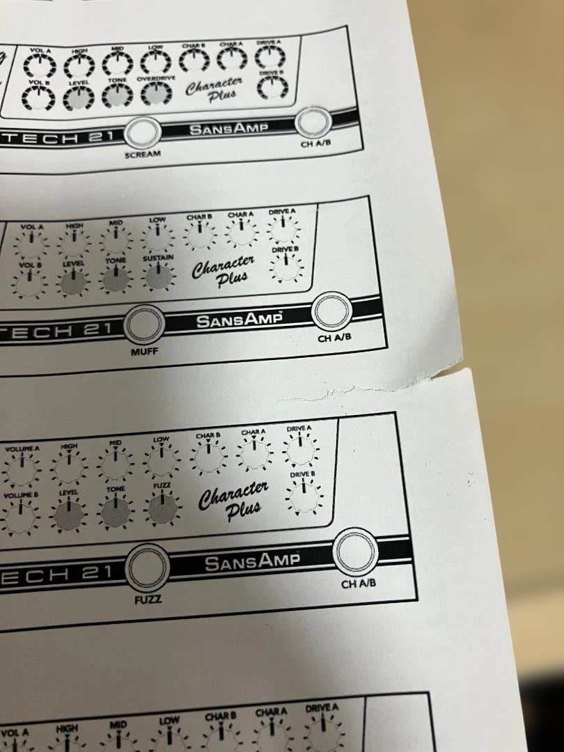 TECH 21 Fuzzy Brit ギターエフェクター