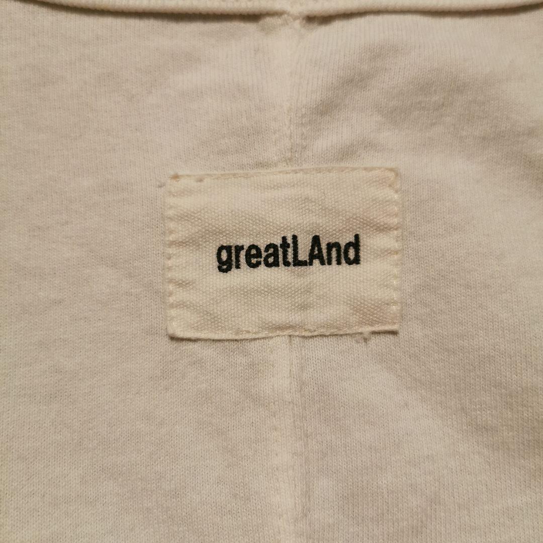 greatLAND オリジナル ノーマン タンクトップ ピグメントダイクリーム