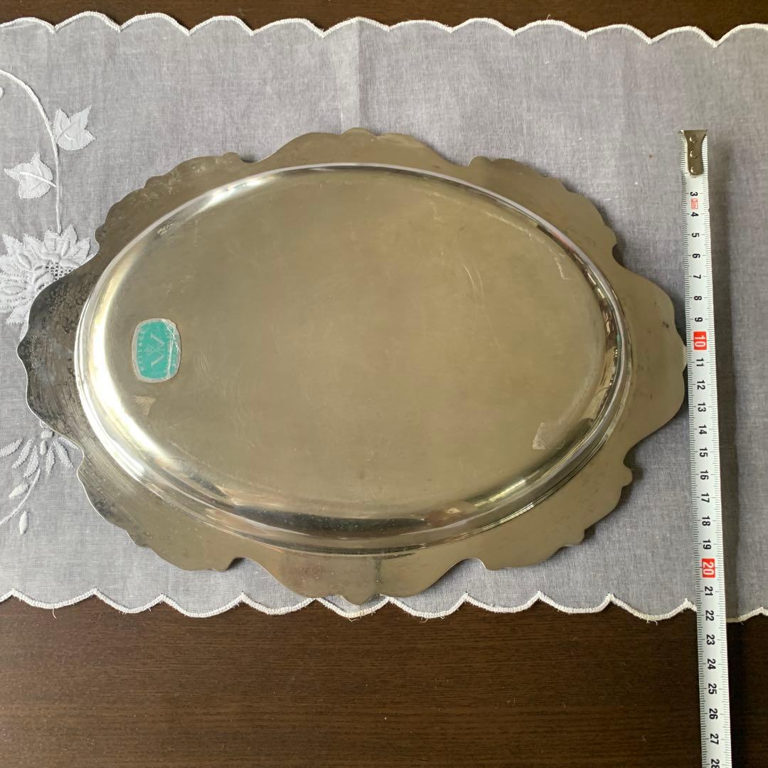 ヴィンテージ　WALLACE ウォレス　シルバープレート　銀のトレイ