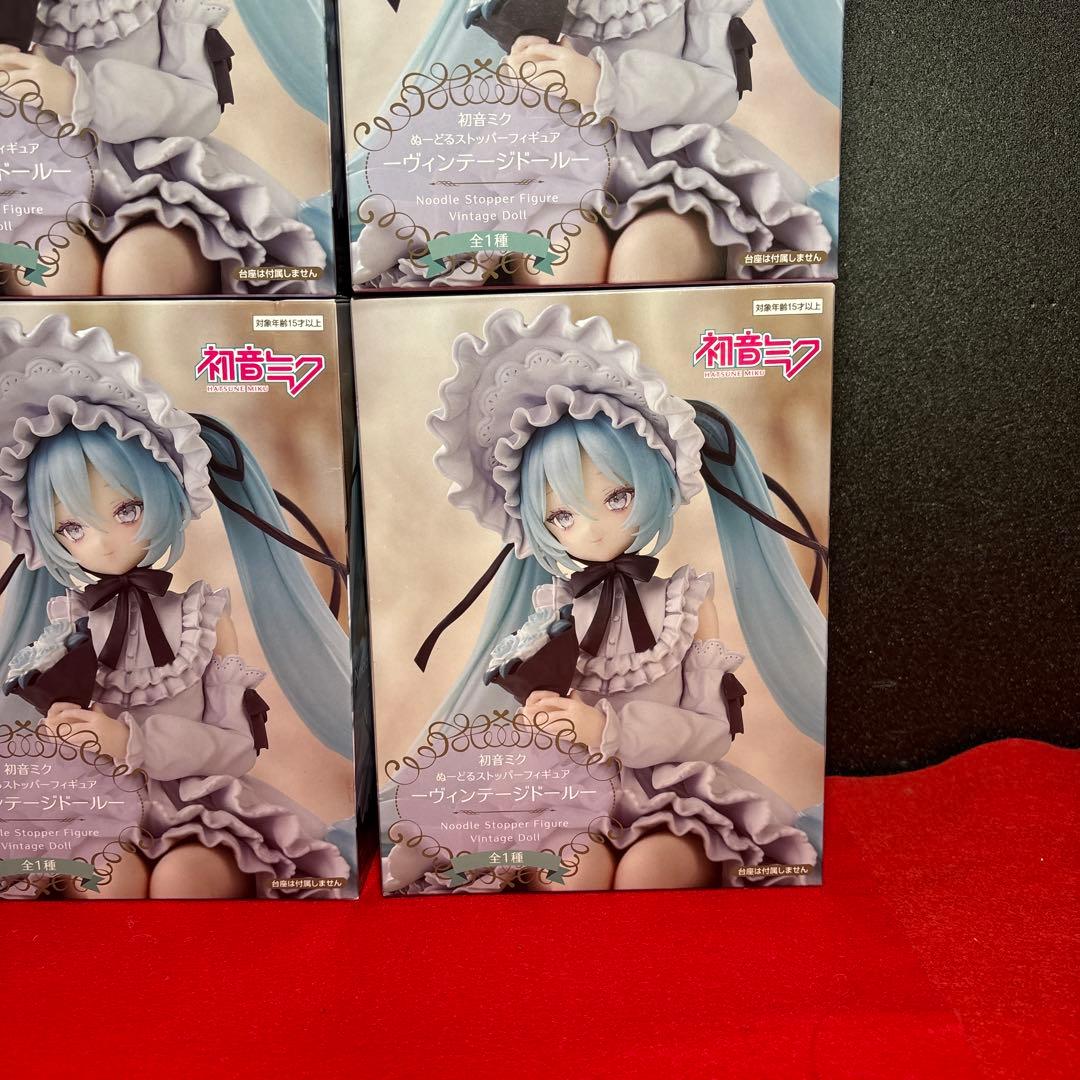 初音ミク　ぬーどるストッパー　フィギュア　 ヴィンテージドール4点セット