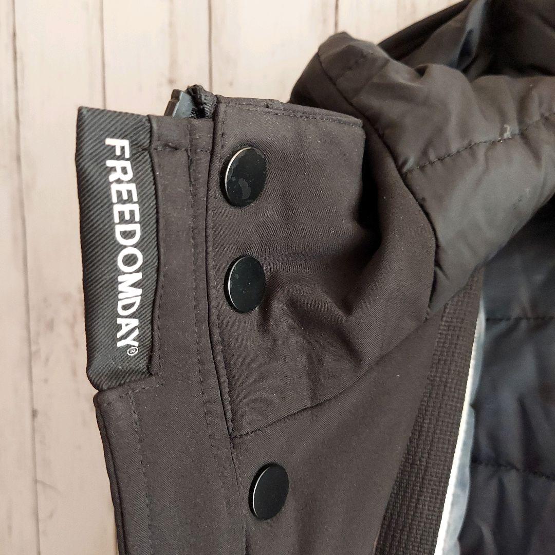 【FREEDOMDAY】フリーダムデイ フルジップ 中綿ジャケット L相当 黒