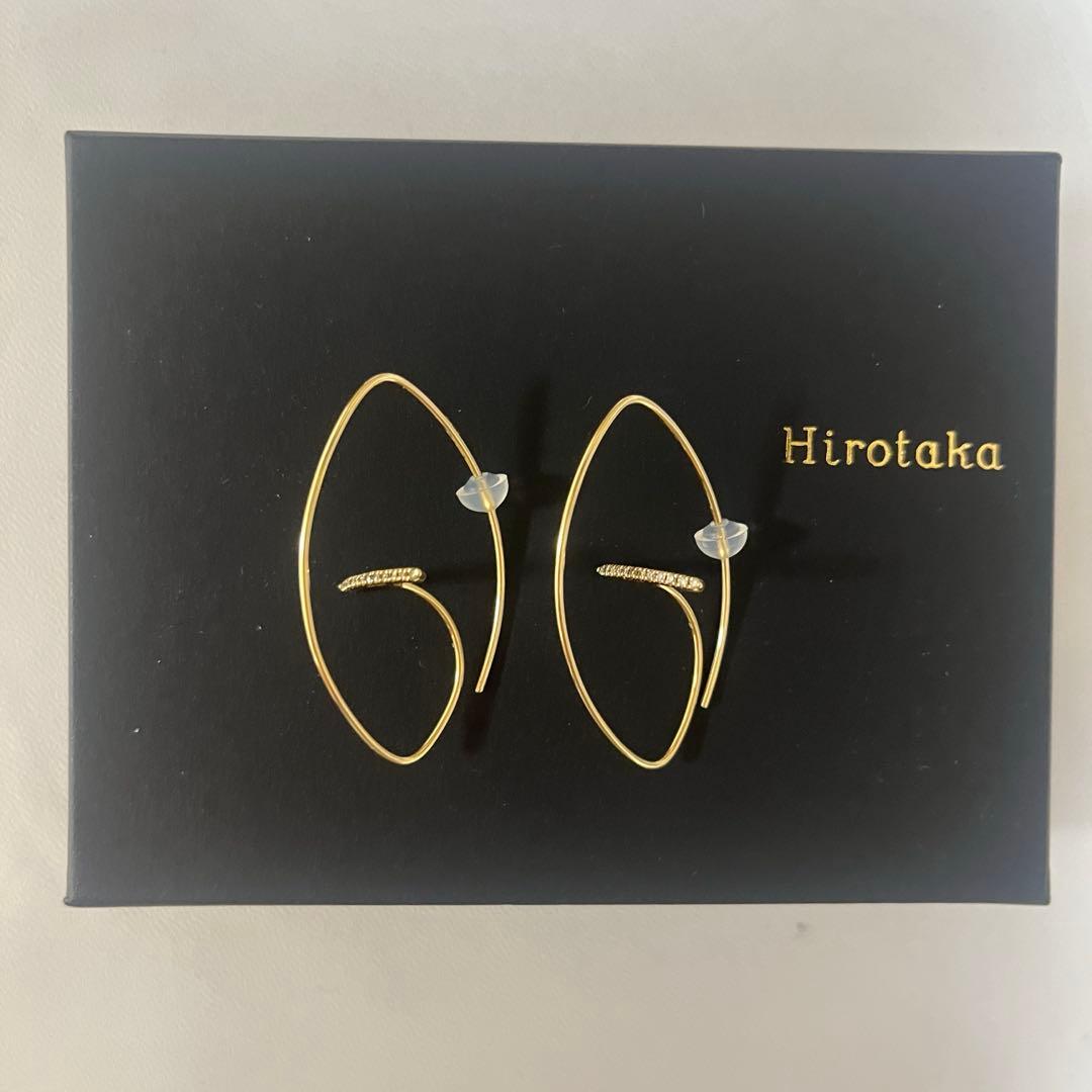 【Hirotaka】ダイヤモンドフローティングピアス★M
