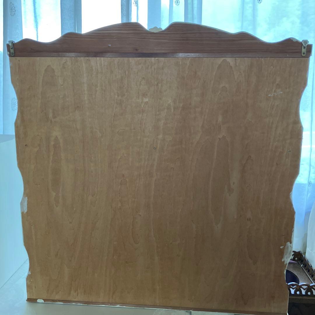 フレンチシャビー風 飾り棚 オープンラック 薔薇