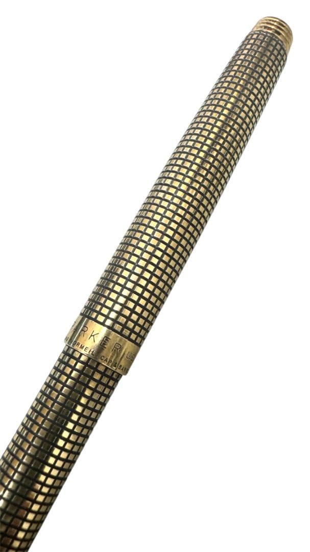 ★PARKER 75　STERLING SILVER　万年筆　ペン先14K