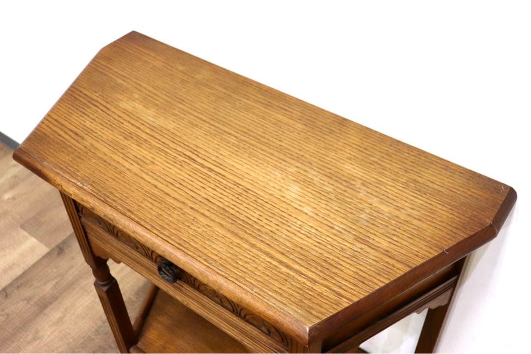 GMHH510○西洋 英国 アンティーク コンソールテーブル サイドテーブル 引