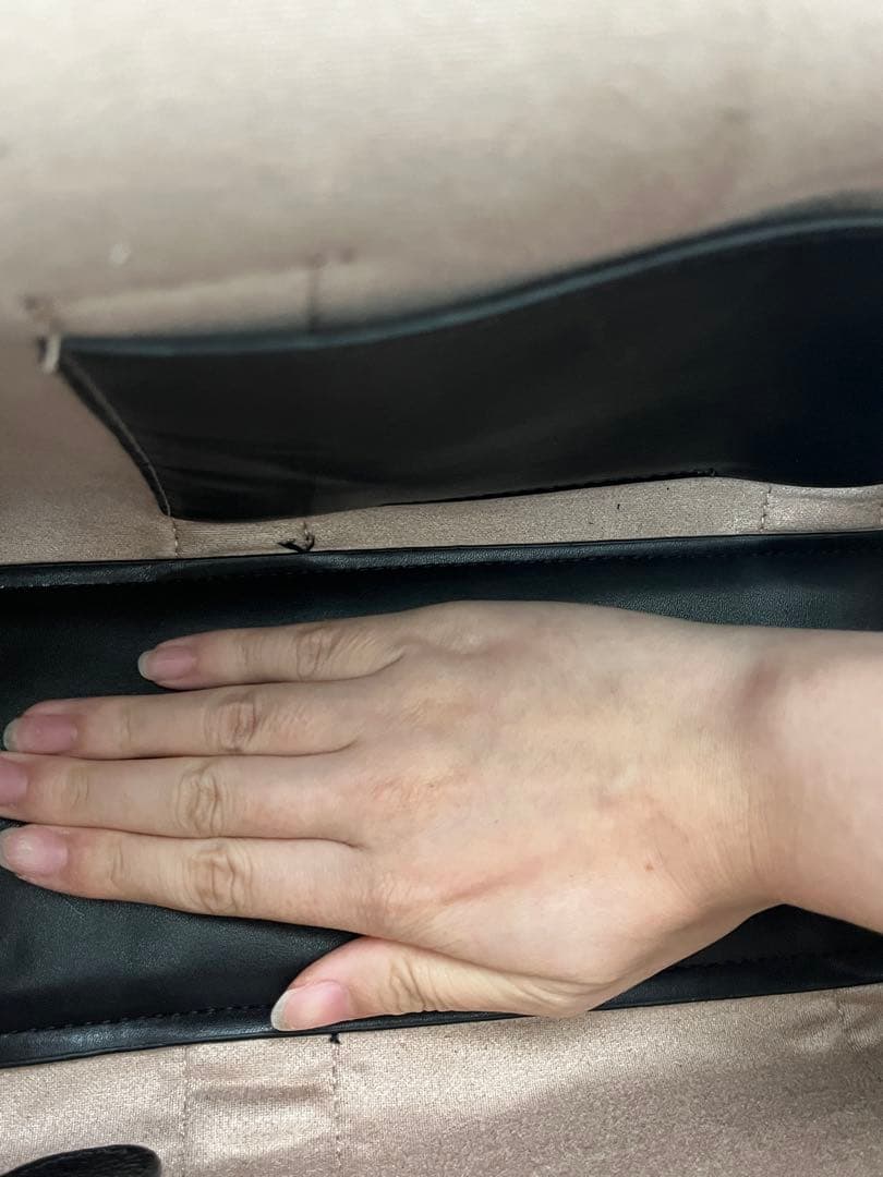 ブラック　トートバッグ　ロロピアーナ ルームバッグ ハンドバッグ ポーチ