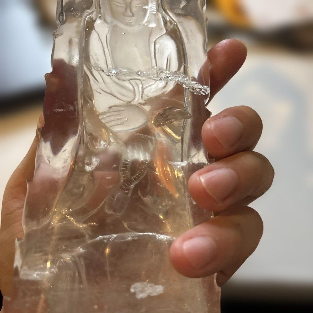 最近金運がやばい！すんごい慈悲！天然水晶の観音様(京都)！すんごい優しいパワー！