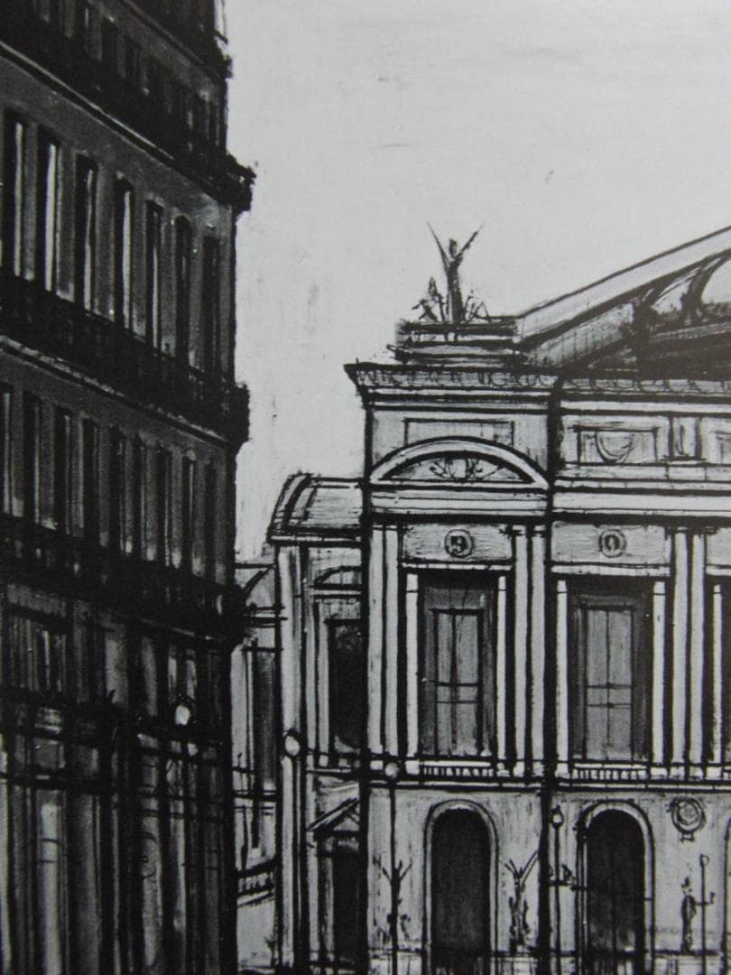 ベルナール・ビュッフェ「PAYSAGES DE PARIS-L'Opera」