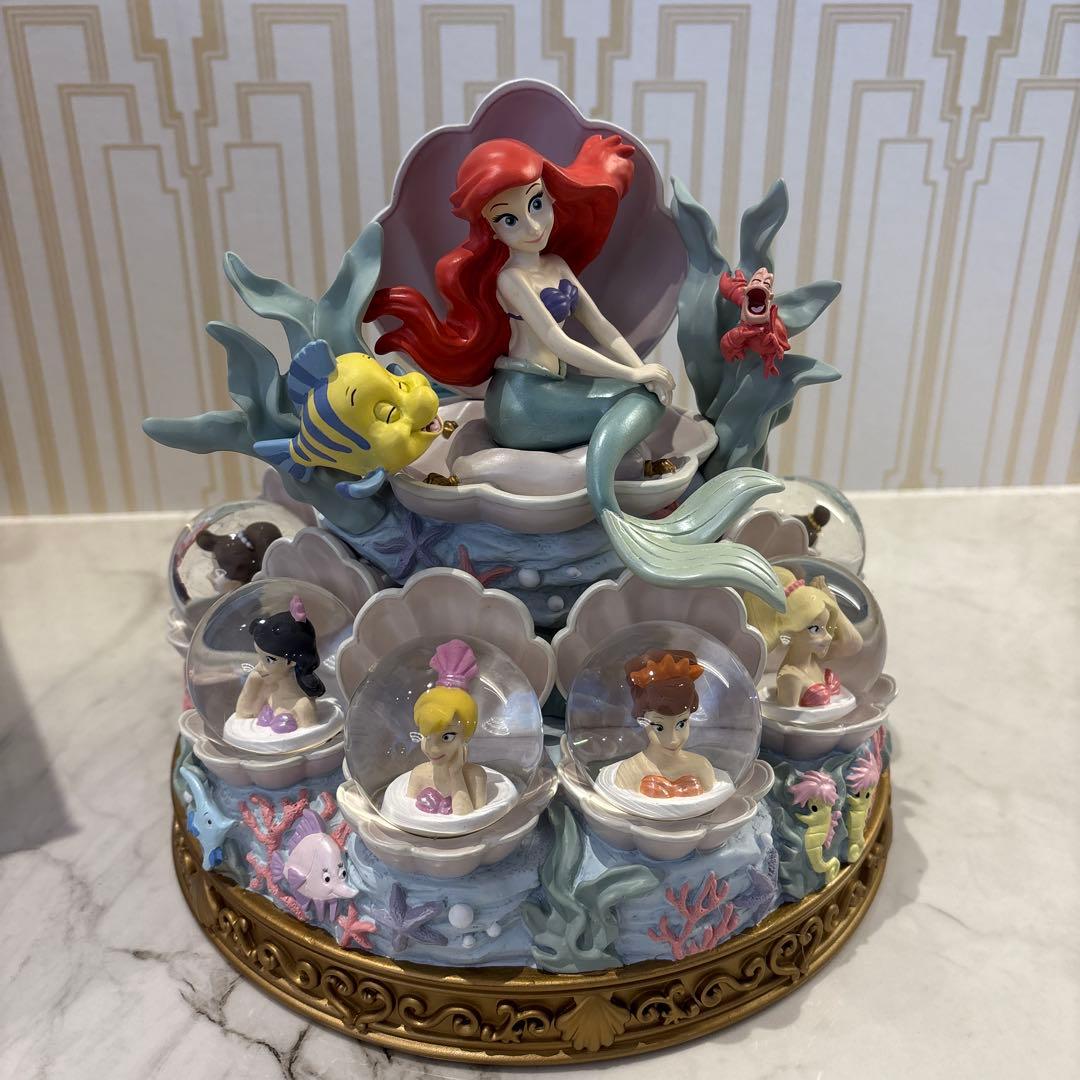 新品　リトルマーメイド スノーグローブ