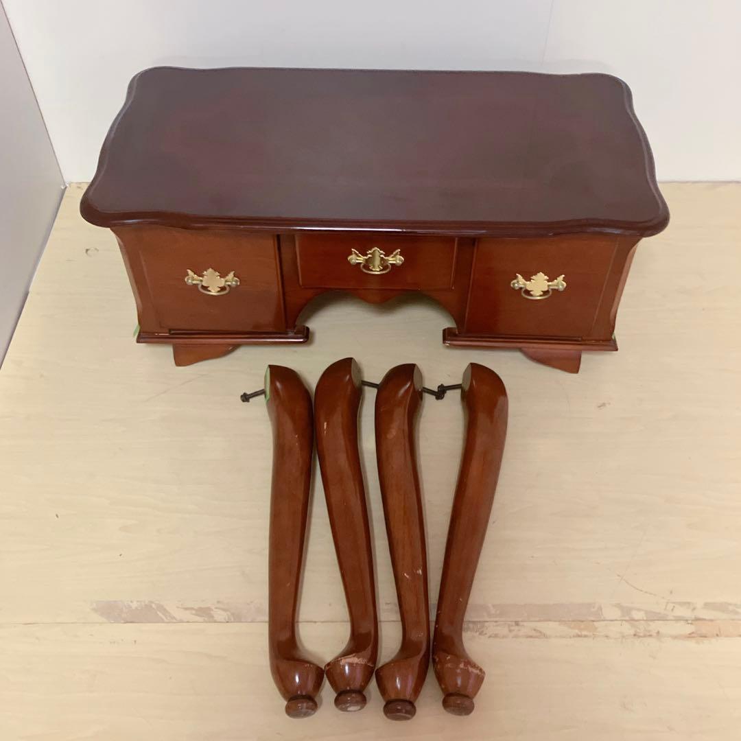 Cherry Queen Anne 猫脚　コンソール　テーブル　サイドテーブル