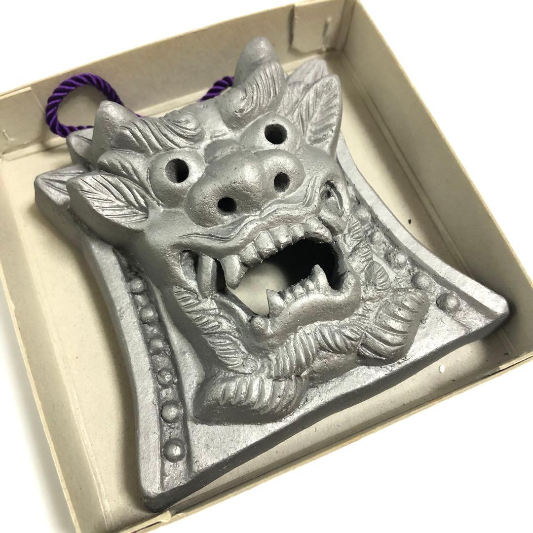 鬼瓦　置物　厄除け　魔除け　縁起物　石手寺　御守り　安産祈願　手作り　お守り