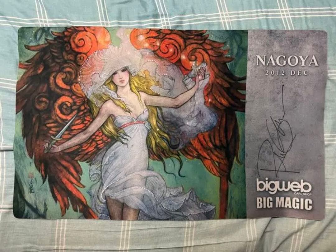 MTG 名古屋エンジェルプレイマット　Rebecca Guay サイン