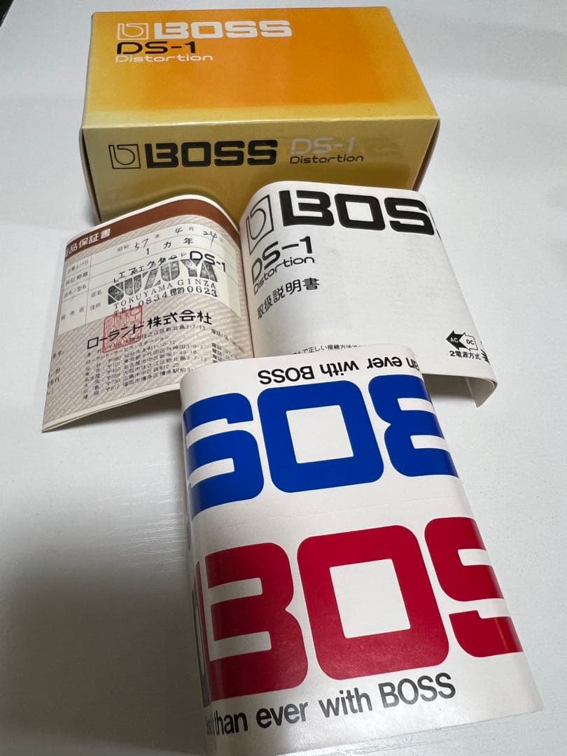 1982年 箱付美品 BOSS DS-1 ディストーション エフェクター 日本製