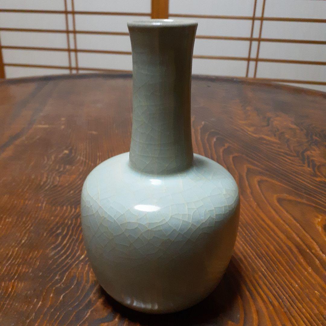 南宋龍泉窯砧青磁小花瓶