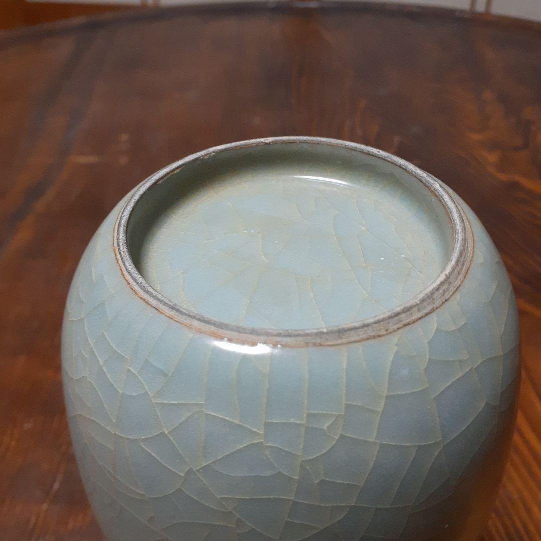 南宋龍泉窯砧青磁小花瓶