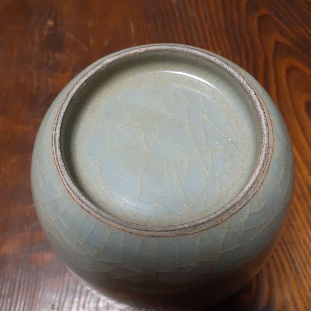 南宋龍泉窯砧青磁小花瓶