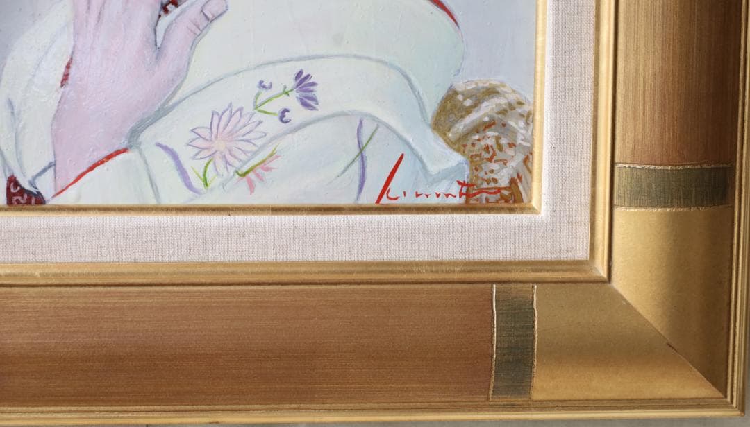 『をみなえし』　油彩肉筆画