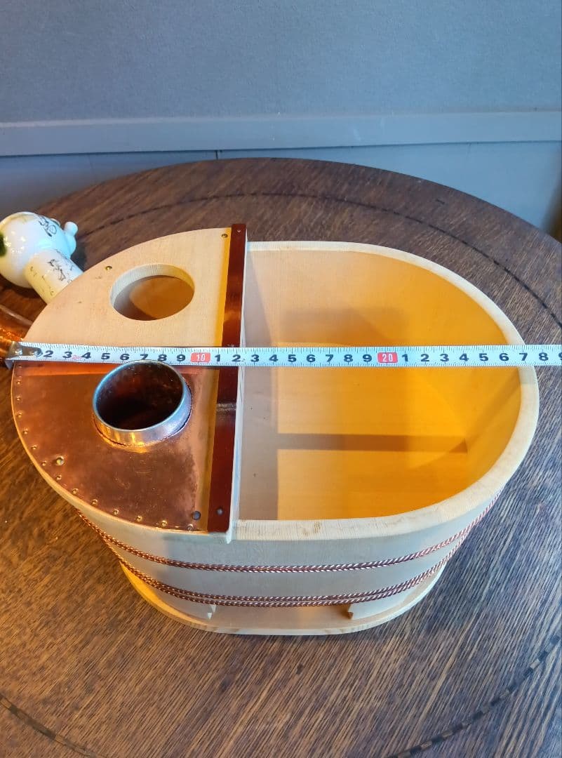 京都　たる源　湯豆腐桶　未使用品　工芸　木工　レトロ