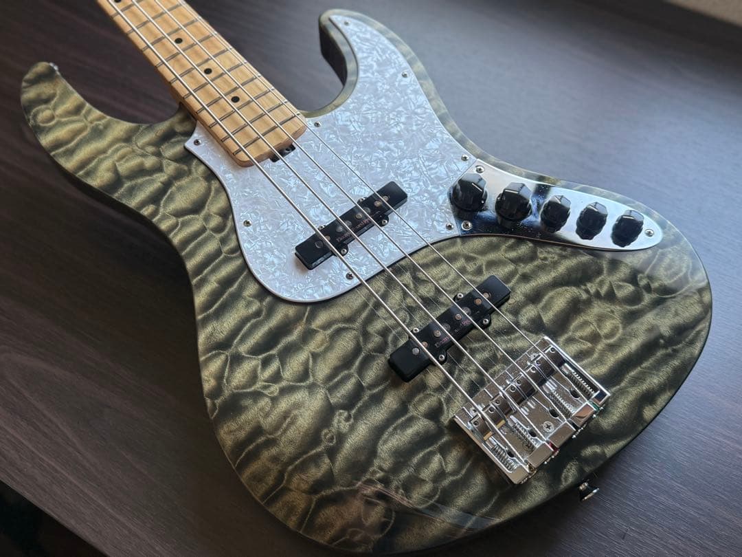 【キルトメイプル】ESP AMAZE-CTM QM【弦交換セットアップ済】