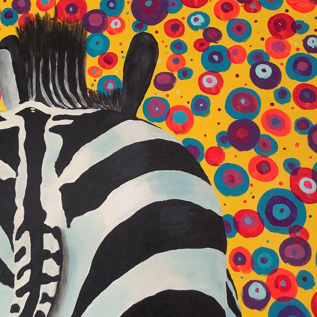 絵画 Zebrappy