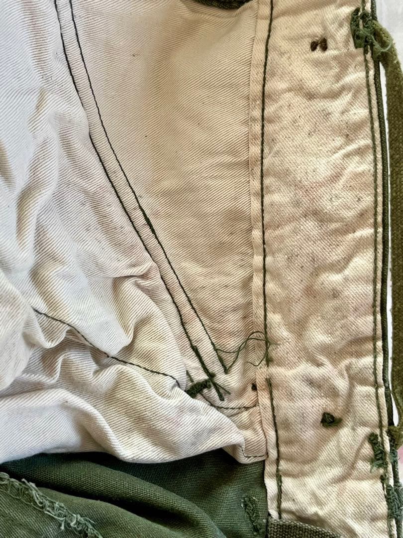 ◎50's 最初期 M51 パンツ 剥き出しスナップボタン コの字ジッパー 実物