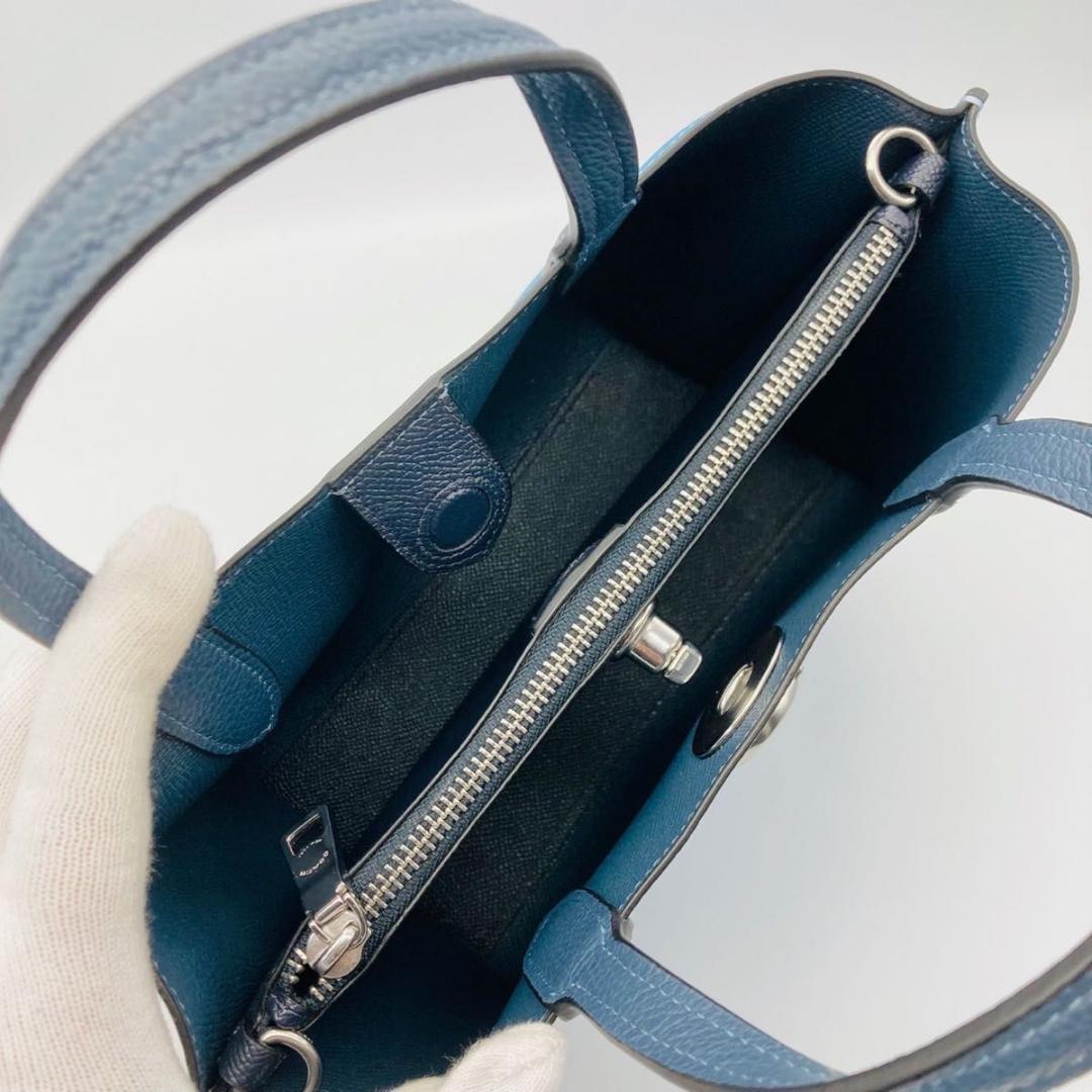 COACH ウィロウ バケット 2way ショルダー レザー ターンロック