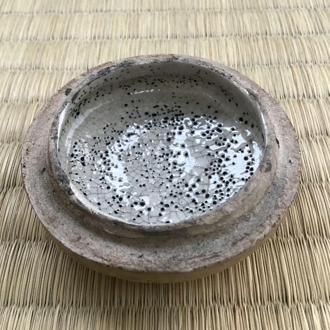 茶道具　香合　黄瀬戸干支巳香合　洞窯十五世　水野家康作　共箱　S77KGA