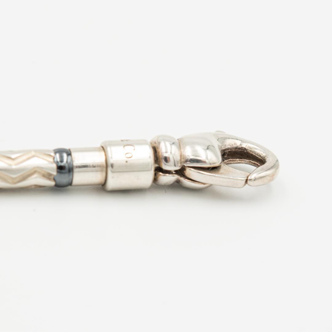 ティファニー エッチド ブレスレット アズテック ジグザグ 19.6cm