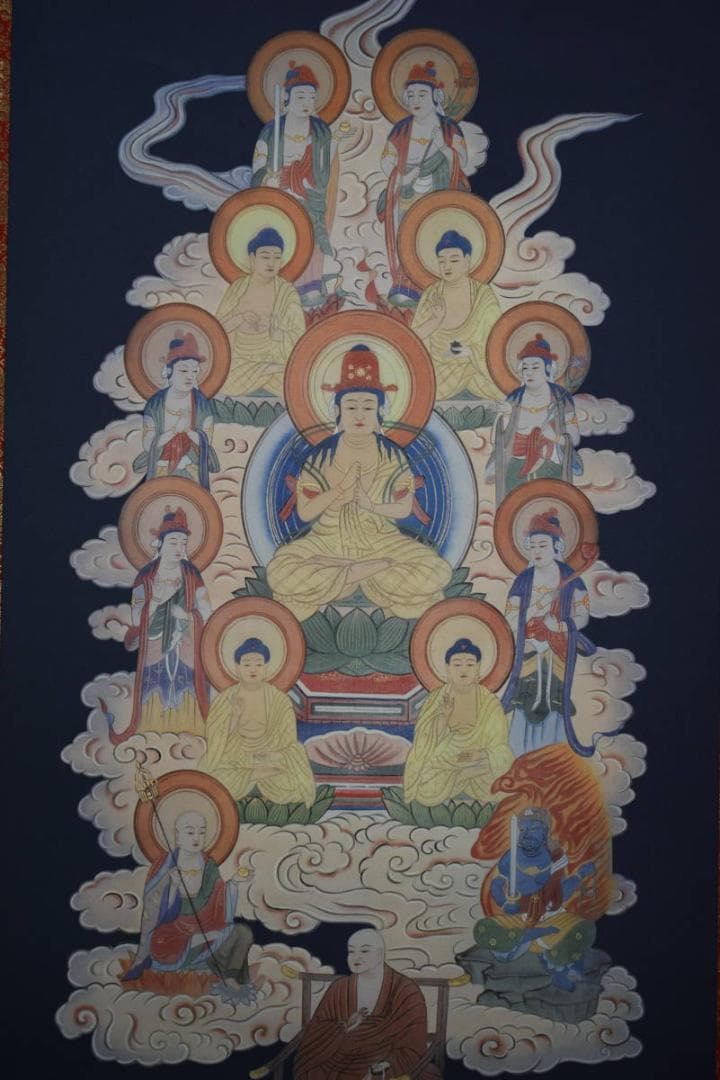 複製/十三佛図/工芸/布袋屋掛軸HF-322