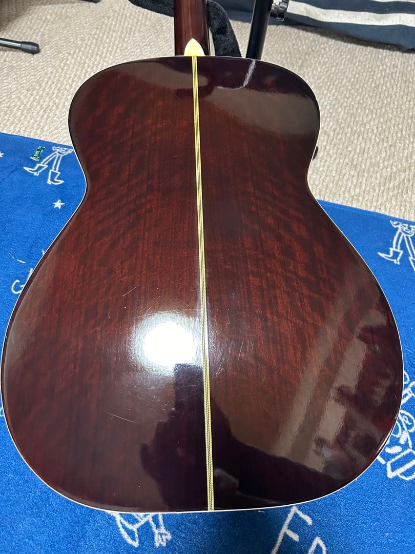 新春特価セール美品70年代黒沢楽器レアビンテージ❣️ジュリアンF-150バック虎杢