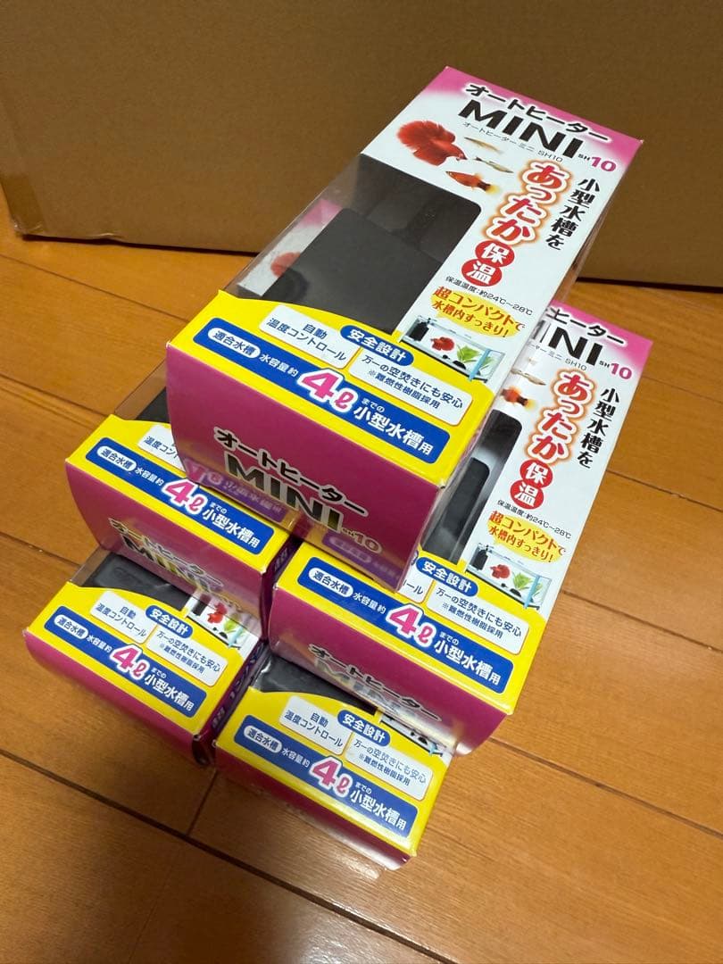 ベタ用小型水槽＆ヒーター＆フタセット