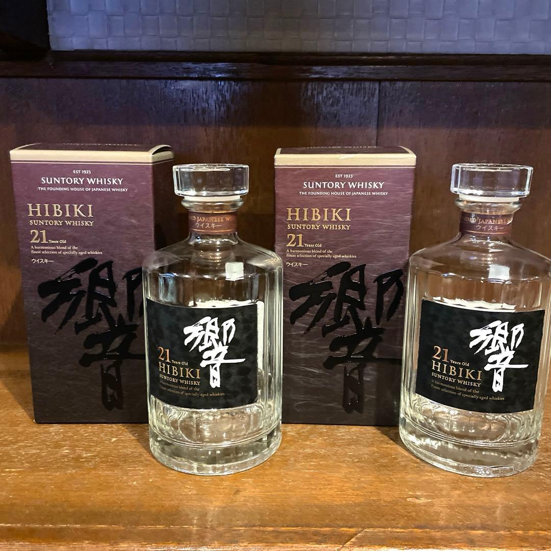 サントリー 響21年 700ml 空瓶 空箱 2セット