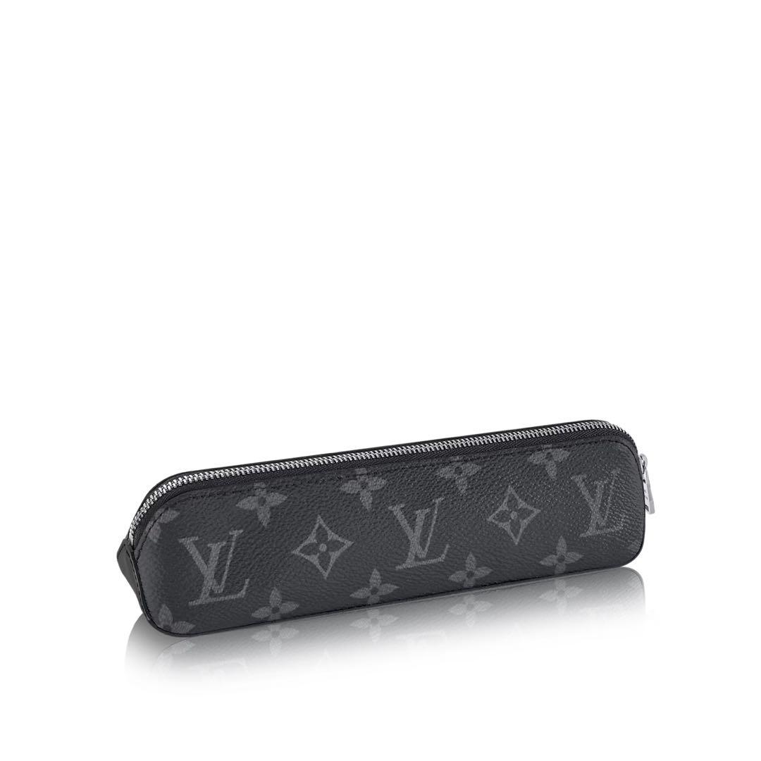 希少　Louis Vuitton ブラック レザー キーケース